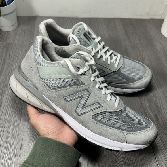 Athletic Shoe Grey New Balance 990v5 New Balance 990v5 Shoes Mens Size 14 B  Athletic Running Gray M990GL5
